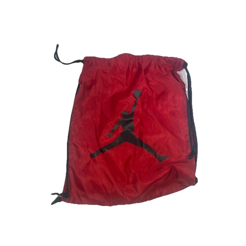 Nike Air Jordan Jumpman Drawstring Gym Bag School Sports Backpack Gym Red